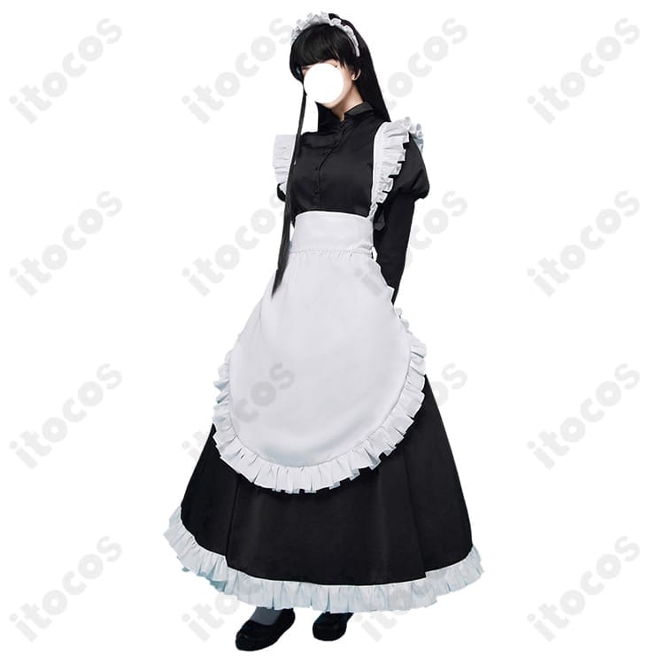 古見さんは、コミュ症です。古見硝子 メイド服｜高再現度で軽やか、イベント・撮影に最適 - 2枚目の画像