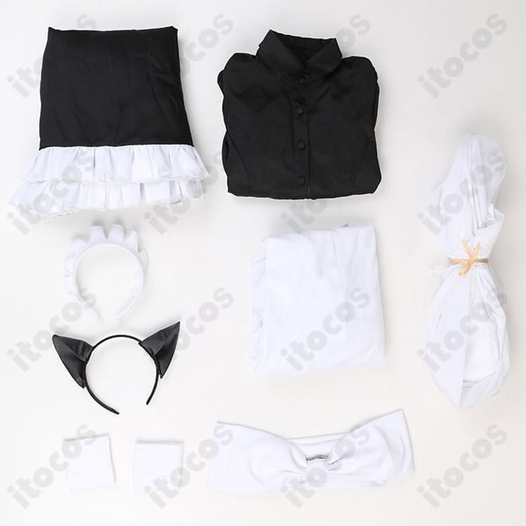 古見さんは、コミュ症です。古見硝子 メイド服｜高再現度で軽やか、イベント・撮影に最適 - 6枚目の画像