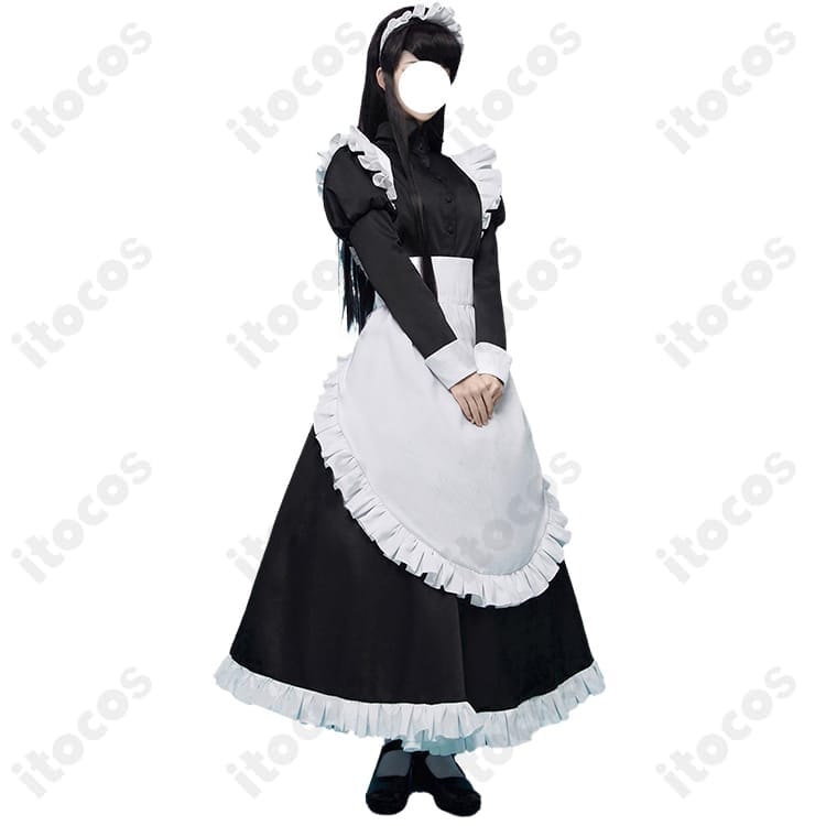 古見さんは、コミュ症です。古見硝子 メイド服｜高再現度で軽やか、イベント・撮影に最適 - 4枚目の画像