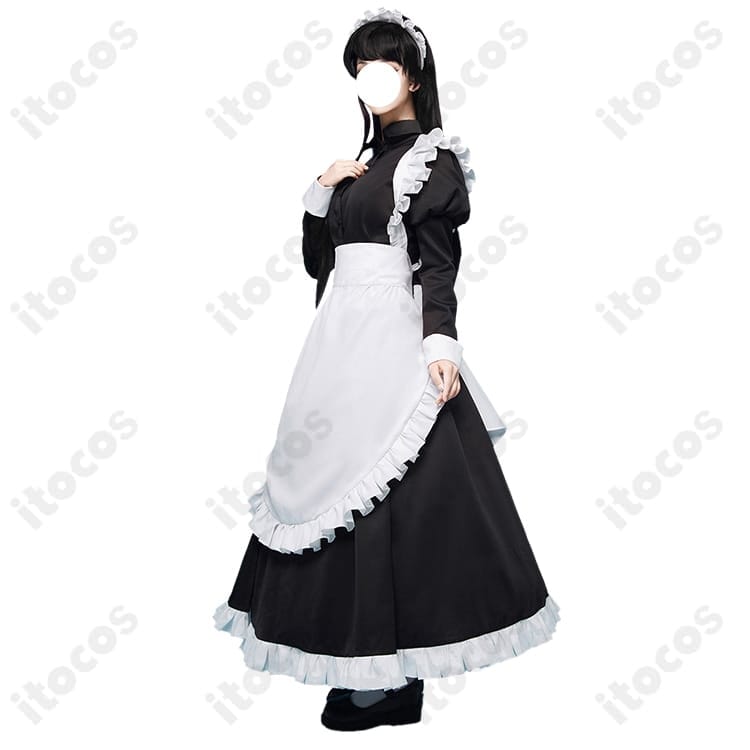 古見さんは、コミュ症です。古見硝子 メイド服｜高再現度で軽やか、イベント・撮影に最適 - 3枚目の画像