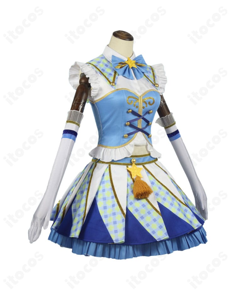 霧矢あおい Soleil版コスプレ衣装の側面ビュー。シルエットのラインと可動性を示すカット