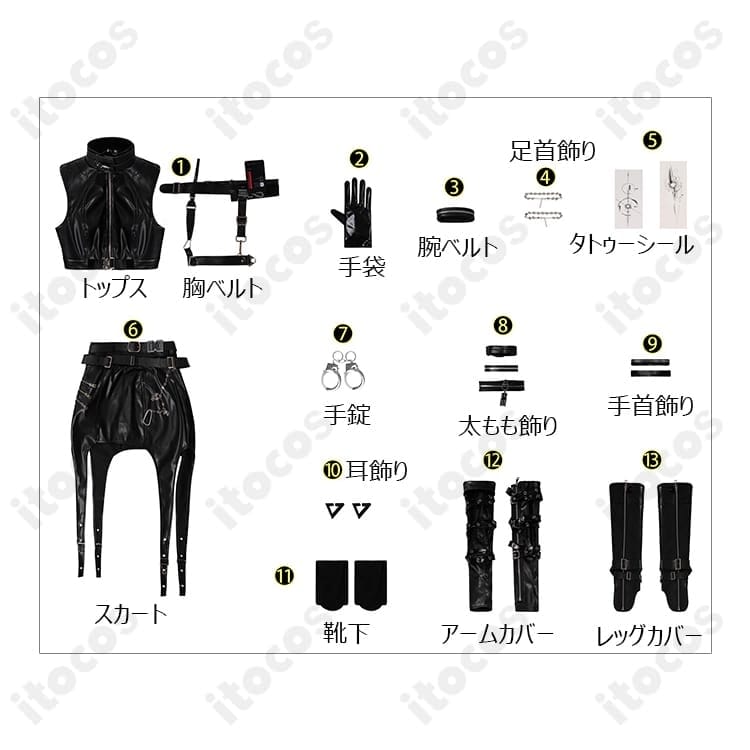 恋と深空 主人公『夜と共に』高再現コスプレ｜快適設計で撮影・イベントに映える - 5枚目の画像