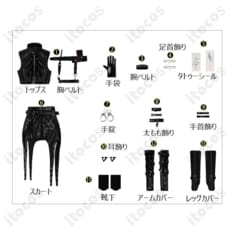 恋と深空 主人公『夜と共に』高再現コスプレ｜快適設計で撮影・イベントに映える - 5枚目の画像（サムネイル）