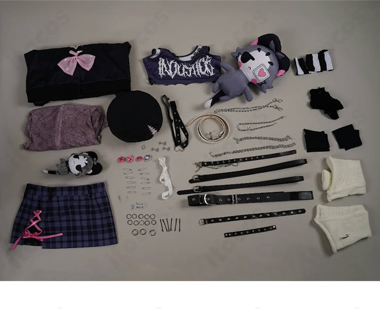 ラオーラ・パンテーラ私服コスプレのセット内容一覧。衣装とアクセがフルで揃う。