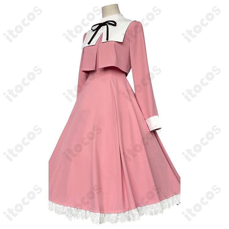 カードキャプターさくら 大道寺知世 ピンクワンピース 高再現コスプレ｜軽やかで撮影向け・送料無料 - 4枚目の画像