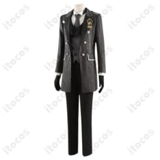 ツイステ マレウス・ドラコニア ハロウィン ナイトメア―スーツ 高再現で撮影映え、イベントに最適 - 2枚目の画像（サムネイル）