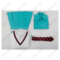 機動戦士ガンダム GQuuuuuuX アマテ・ユズリハ 制服コス 高再現で快適、イベント&撮影に最適 - 6枚目の画像（サムネイル）