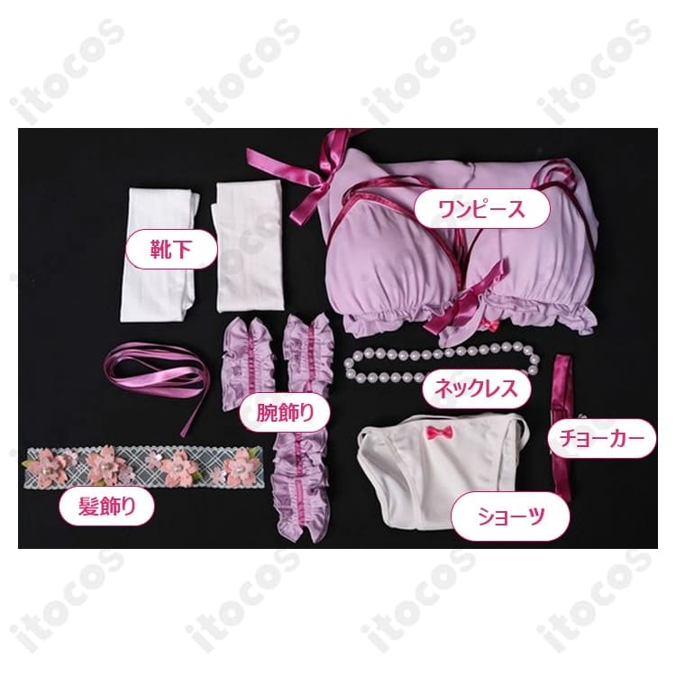 冴えない彼女の育てかた 加藤恵 ランジェリーver. 高再現セットで撮影に最適なコスプレ衣装 - 4枚目の画像