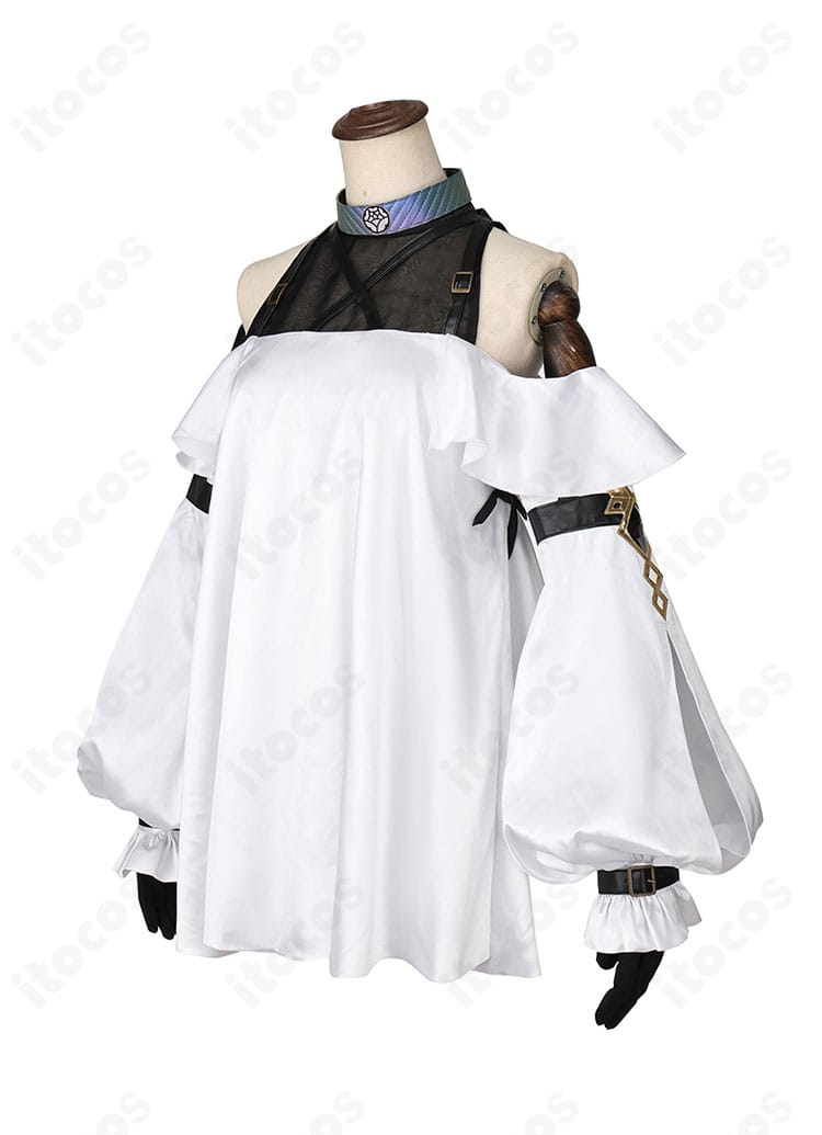 メリュジーヌ 英霊博装Ver.衣装の側面。ウエストのシェイプとスカートの広がり、フィット感のバランスが見えるカット。