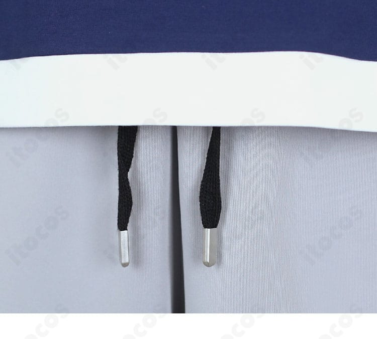 腰周りの装飾ディテール。レイヤー構成と配色のバランスを表現。