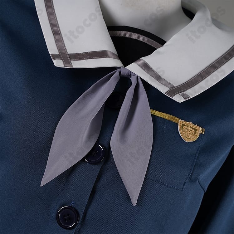 若葉睦 月ノ森女子学園 制服コス 高再現で快適、撮影やイベントで端正に映える一着 - 4枚目の画像