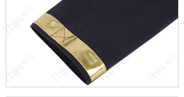 袖口の装飾ディテール。カフ部分の切り替え・縫製の丁寧さを示す画像。