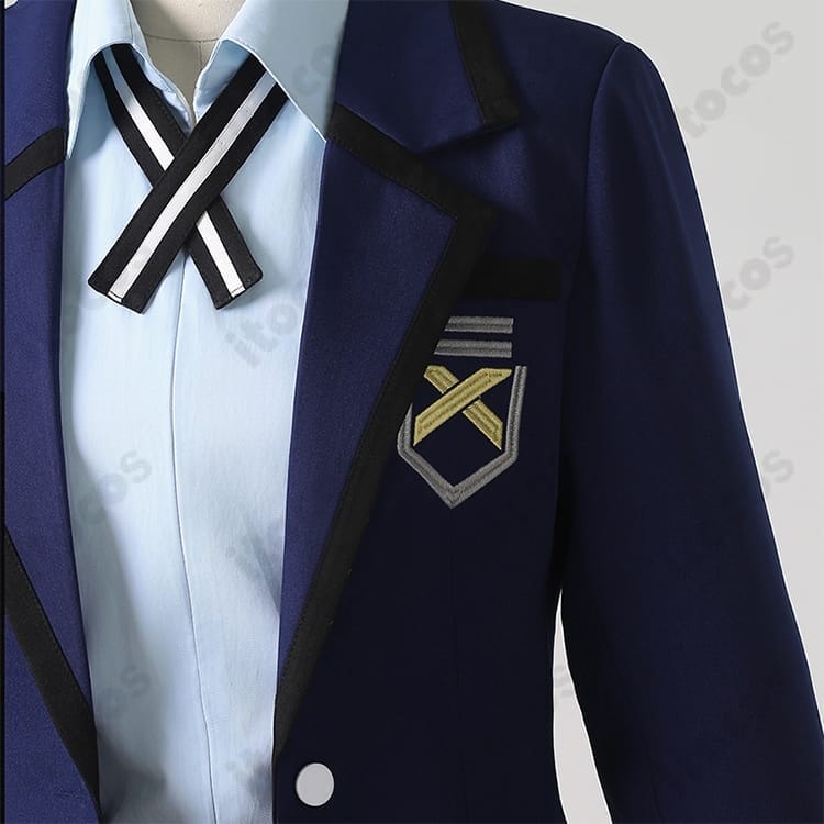 機動戦士ガンダム ニャアン 制服コスプレ 高再現刺繍で撮影映え、イベントに最適 - 5枚目の画像