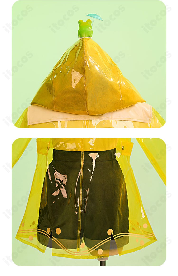 背面ディテールのクローズアップ。装飾位置と縫製の丁寧さがわかる