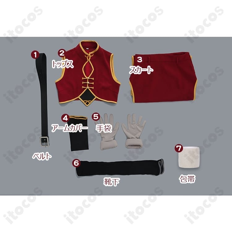 銀魂 神楽 2年後バージョン コスプレ衣装 高再現で華やか、イベントでも動きやすい設計 - 5枚目の画像