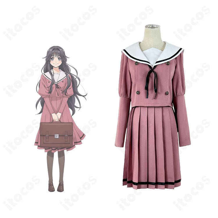 薫る花は凛と咲く 和栗薫子のコスプレ衣装。キャラクターデザインの配色と装飾を忠実に再現した全身イメージ。