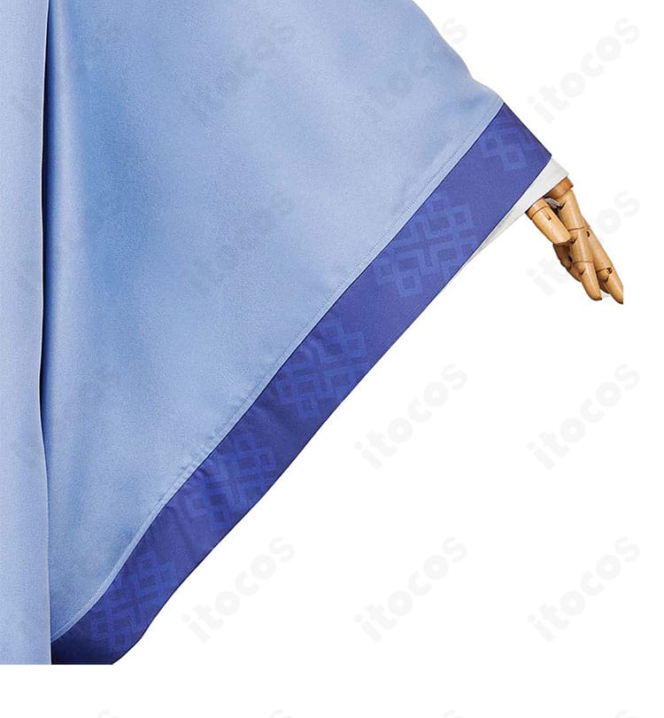 袖口アップ。壬氏 狩り版コスプレ衣装の袖口装飾とステッチの見え方を示すディテール画像。