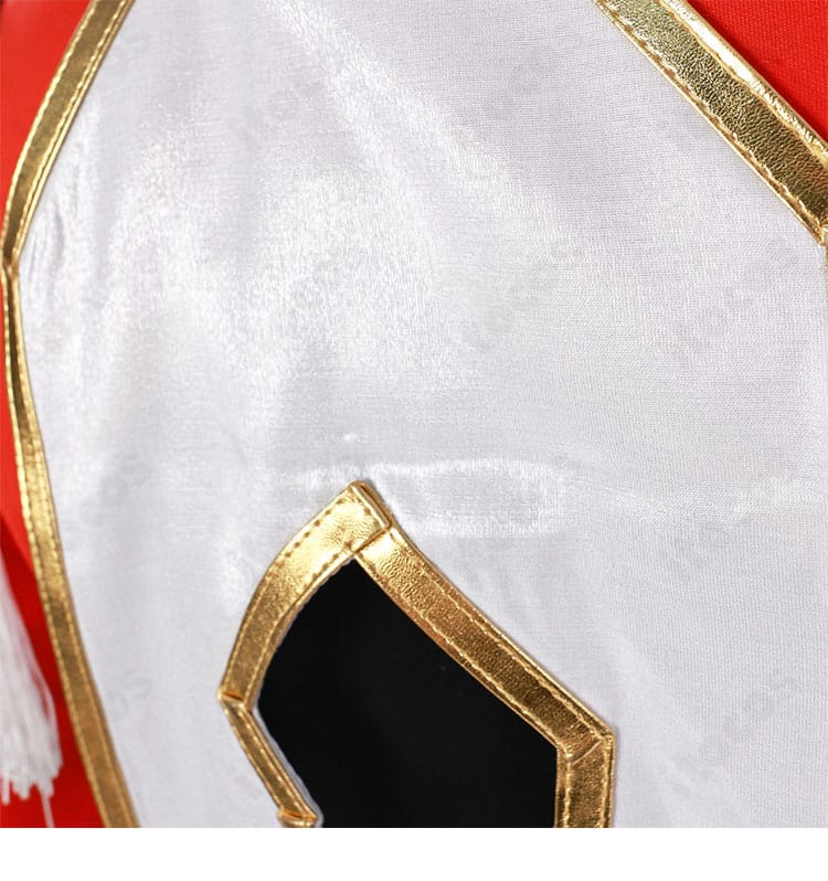 背中部分の近接ディテール。縁取りとステッチ風意匠の配置を確認できる画像