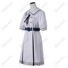 バンドリ！若葉睦 月ノ森女子学園 夏服コス 高再現で軽やか、イベント・撮影に最適 - 2枚目の画像（サムネイル）