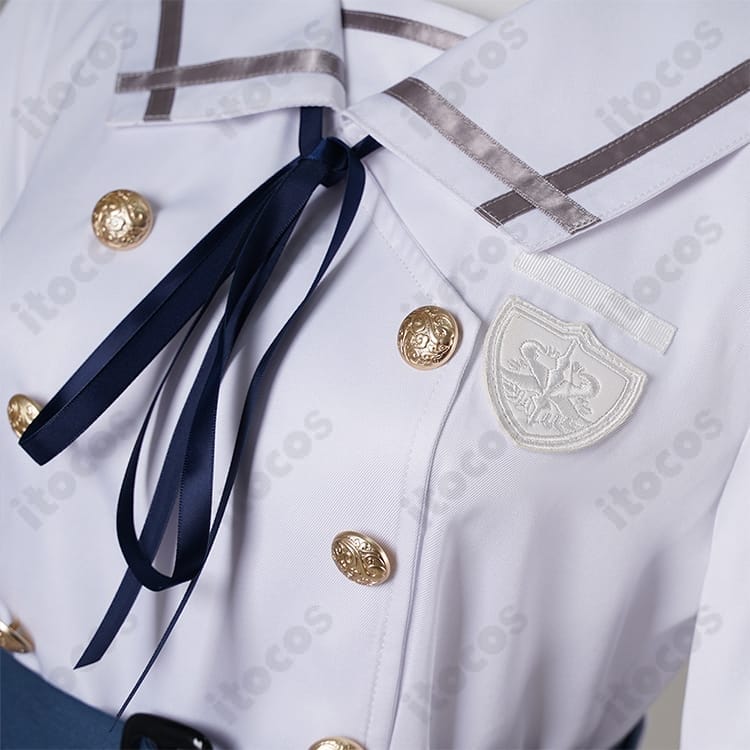 バンドリ！若葉睦 月ノ森女子学園 夏服コス 高再現で軽やか、イベント・撮影に最適 - 4枚目の画像