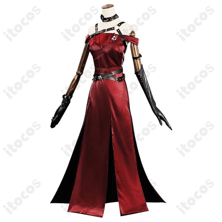 恋と深空 主人公「麗しき暗幕」コスプレ｜エレガントに映える高再現ドレスでイベントも撮影も快適 - 2枚目の画像