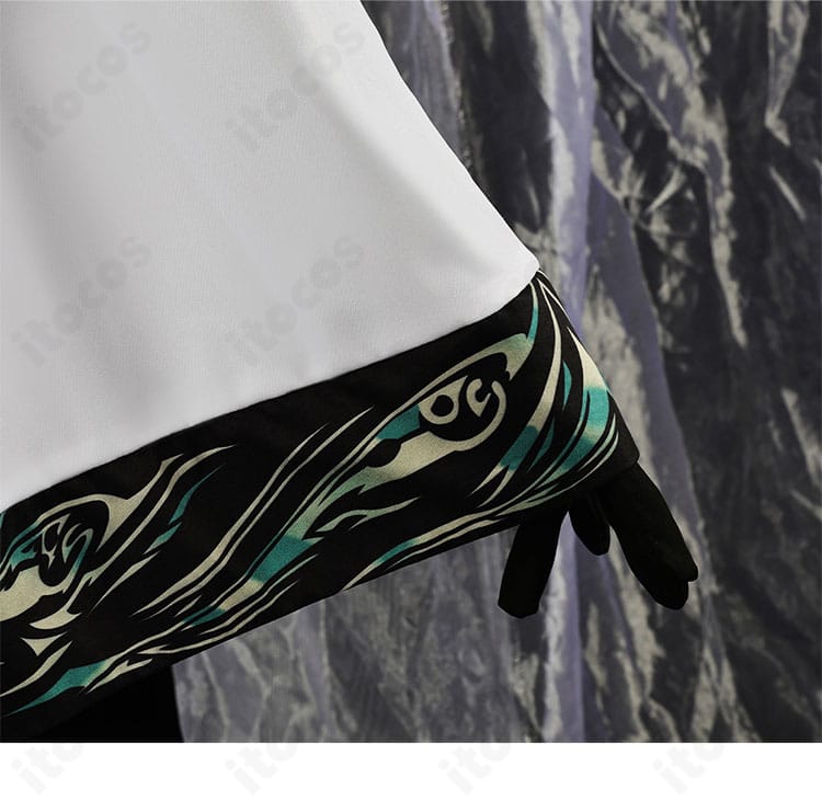 無期迷途 無患子 コスプレ衣装の袖口装飾ディテール。縫製と質感の仕上がりを確認。