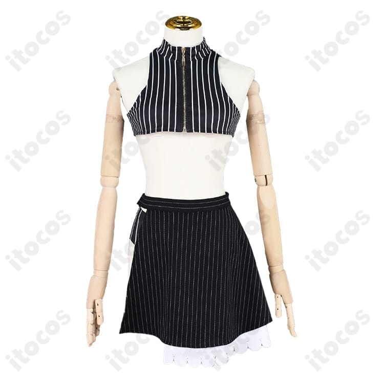 ホロライブEN オーロ・クロニー 初期衣装コスプレ 高再現で撮影映え、イベントも快適なフルセット - 4枚目の画像