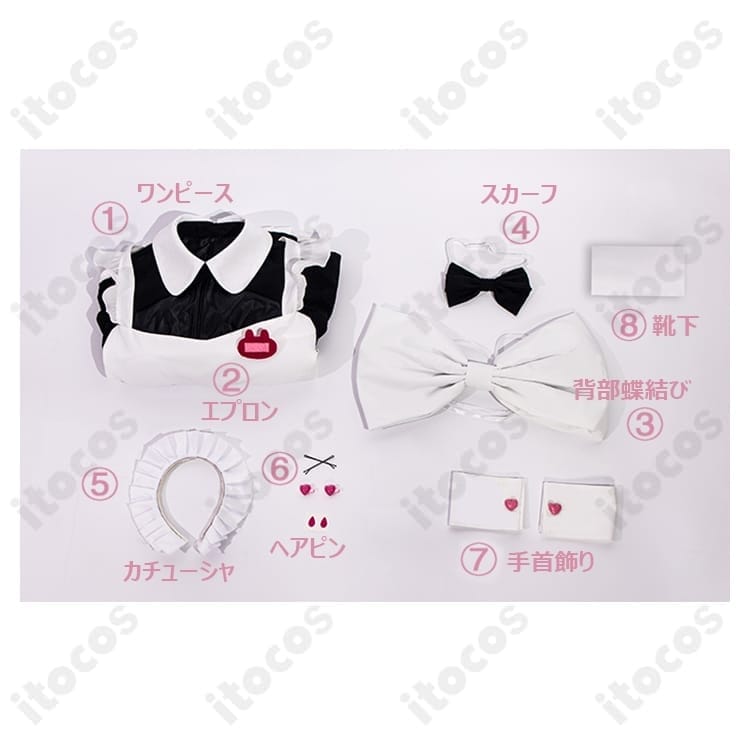 初音ミク『ラビットホール』メイド服コスプレ。高再現でイベント・撮影に最適 - 5枚目の画像