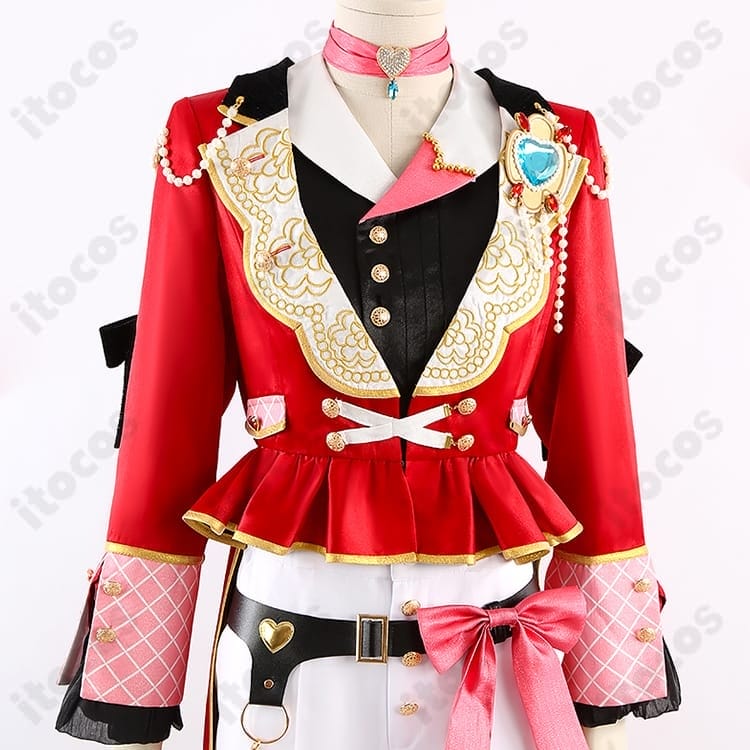 朱桜司 ラブコレクター衣装コスプレ｜高再現で快適、イベントと撮影に最適なアイドル衣装 - 4枚目の画像