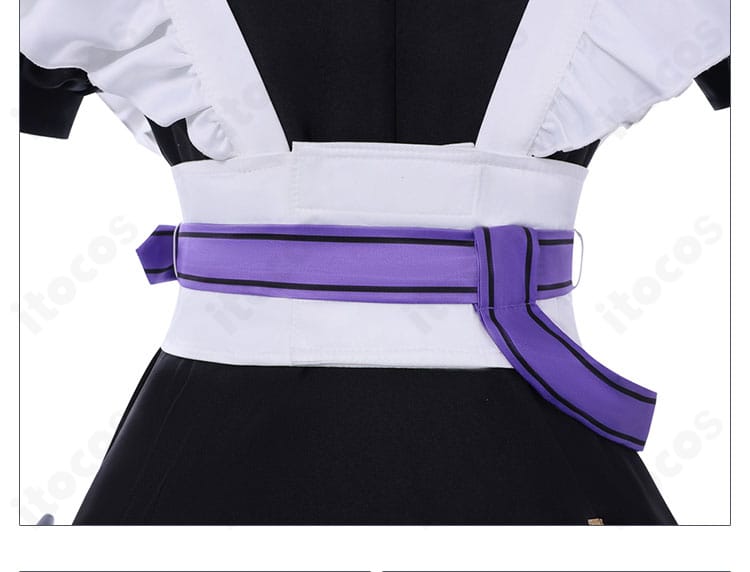 腰封（ウエスト装飾）ディテール。全体コーデのアクセントとなるデザイン