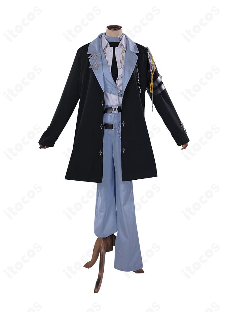 正面全体。ラペルやフロントのラインが分かるケイリクス・デボネア衣装のディテール