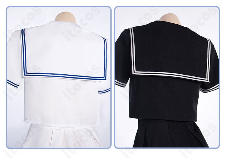 ジャンヌ・ダルク〔オルタ〕コスプレの披肩まわりディテール。端正な縫製と立体感のある仕立て。