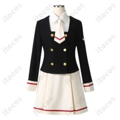 木之本桜 友枝中学校 制服コスプレ衣装｜清楚シルエットで高再現、イベント・撮影に最適 - 1枚目の画像（サムネイル）