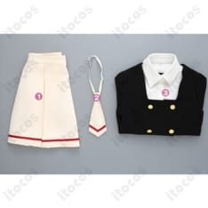 木之本桜 友枝中学校 制服コスプレ衣装｜清楚シルエットで高再現、イベント・撮影に最適 - 4枚目の画像（サムネイル）