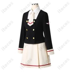 木之本桜 友枝中学校 制服コスプレ衣装｜清楚シルエットで高再現、イベント・撮影に最適 - 2枚目の画像（サムネイル）