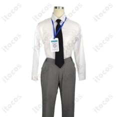 ブルーアーカイブ 先生 シャーレ制服コスプレ 高再現で撮影映え、軽く動きやすいスーツ - 4枚目の画像（サムネイル）