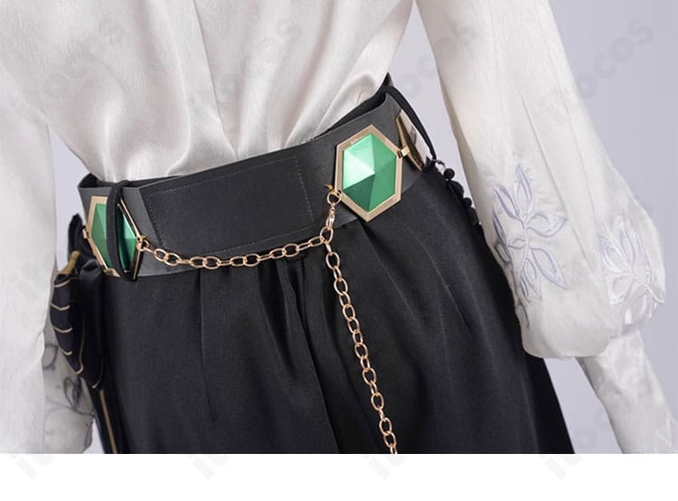 星街すいせい Nova衣装コスプレ ウエスト周りの帯・装飾パーツの近接写真