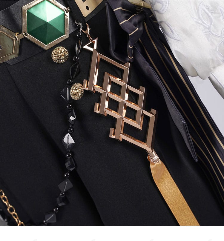 星街すいせい Nova衣装コスプレ 腰部装飾の配置と立体感が分かる近接写真