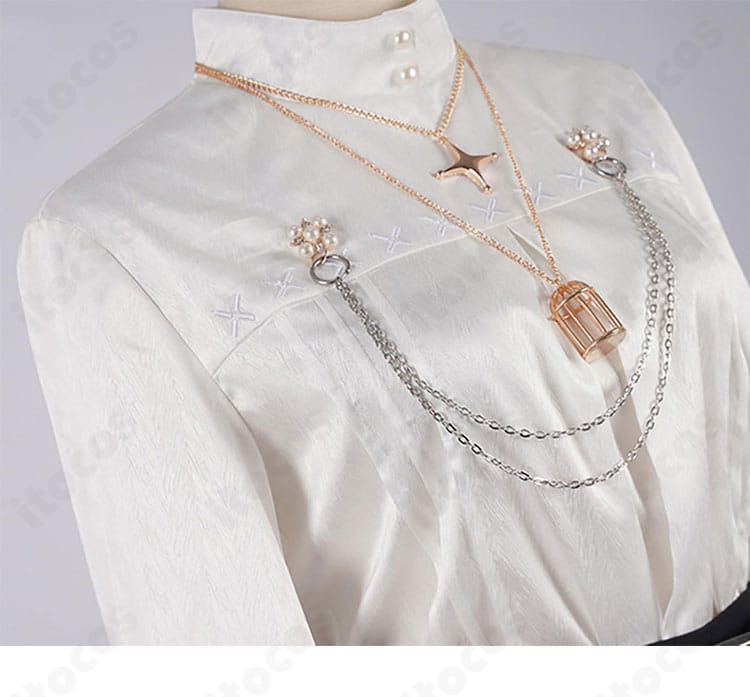 星街すいせい Nova衣装コスプレ ネックアクセサリーの形状と質感のディテール写真