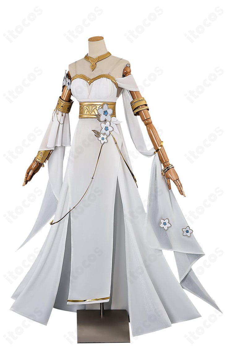 トリスビアス コスプレ衣装の正面全体とディテールの近接写真