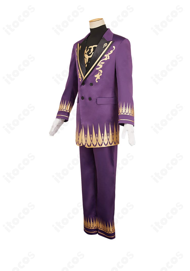 灰谷蘭 コスプレ衣装｜左側面のシルエットと袖のフォルム