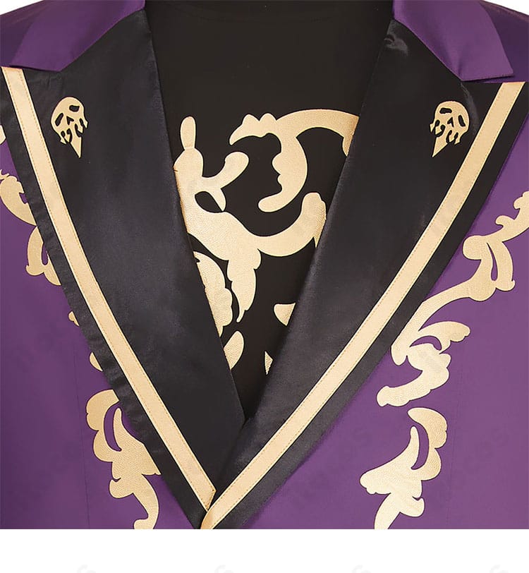 灰谷蘭 コスプレ衣装 襟元装飾のディテール｜衣領の形状と仕上げ