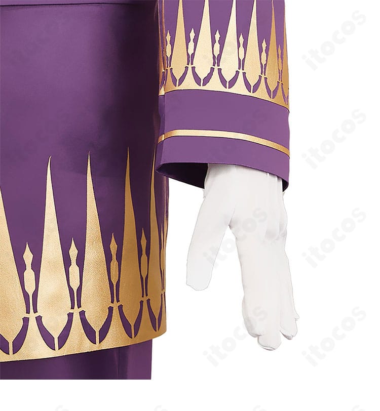 灰谷蘭 コスプレ衣装 袖口装飾のクローズアップ｜カフス周りの作り