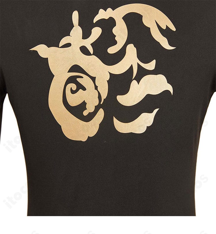 灰谷蘭 コスプレ衣装 インナーデザイン細部｜質感と縫製のアップ