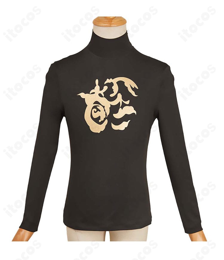 灰谷蘭 コスプレ衣装 インナー正面｜ネックラインと全体バランスのディテール