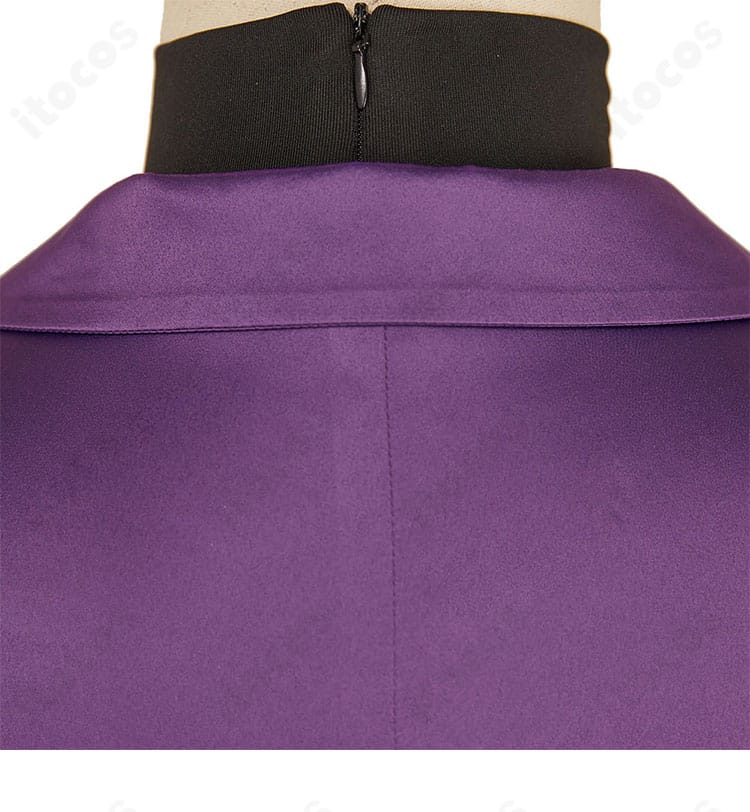 灰谷蘭 コスプレ衣装 背面装飾のクローズアップ｜意匠の質感とステッチ