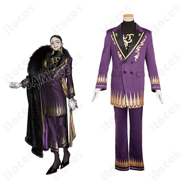 東京卍リベンジャーズ 灰谷蘭のコスプレ衣装｜正面全身とキャラクターイメージの比較カット