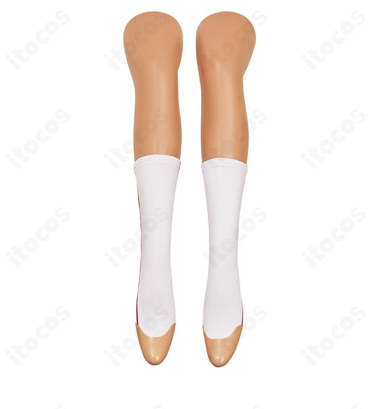 三途春千夜 スーツver. 靴下の正面ディテール。丈感とカラーが衣装にマッチしている様子