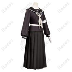 HUNDRED LINE -最終防衛学園- 雫原比留子 コスプレ衣装 学園制服 高再現セット - 3枚目の画像（サムネイル）