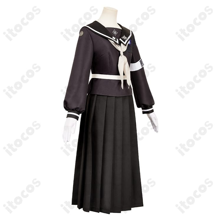 HUNDRED LINE -最終防衛学園- 雫原比留子 コスプレ衣装 学園制服 高再現セット - 3枚目の画像